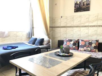 Фото номера Апартаменты с 2 спальнями Апарт-отели Modern Aparthotel near metro Pecherska г. Киев 13