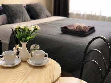 Фото номера Стандартные апартаменты Апарт-отели Modern Aparthotel near metro Pecherska г. Киев 3