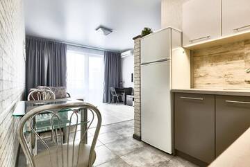 Фото номера Апартаменты с 1 спальней Апартаменты Apartment with white bedroom KPI, Ohmatdet г. Киев 43
