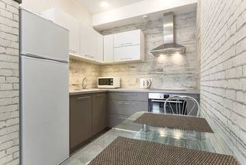 Фото номера Апартаменты с 1 спальней Апартаменты Apartment with white bedroom KPI, Ohmatdet г. Киев 54