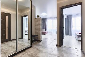 Фото номера Апартаменты с 1 спальней Апартаменты Apartment with white bedroom KPI, Ohmatdet г. Киев 24