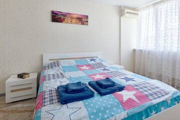 Фото номера Апартаменты с 1 спальней Апартаменты 088 Apartment near airport Zhulyani, LDS Tеmple Square г. Киев 11