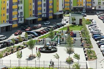 Фото номера Апартаменты с 1 спальней Апартаменты 088 Apartment near airport Zhulyani, LDS Tеmple Square г. Киев 28