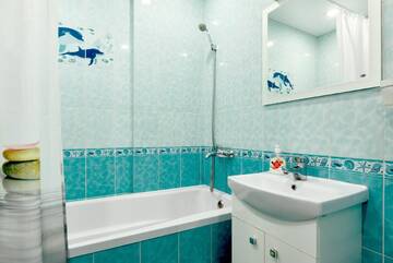 Фото номера Апартаменты с 1 спальней Апартаменты 088 Apartment near airport Zhulyani, LDS Tеmple Square г. Киев 22