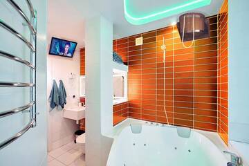 Фото номера Апартаменты с 1 спальней Апартаменты Big Jacuzzi , Sauna , Khreshchatyk apartments г. Киев 41