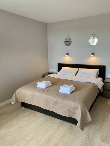 Фото номера Апартаменты с 1 спальней Апартаменты Superb Studio near airport Kiev (Zhuliany) г. Киев 15