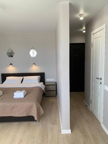 Фото номера Апартаменты с 1 спальней Апартаменты Superb Studio near airport Kiev (Zhuliany) г. Киев 23