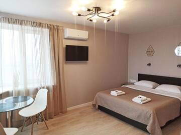 Фото номера Апартаменты с 1 спальней Апартаменты Superb Studio near airport Kiev (Zhuliany) г. Киев 31