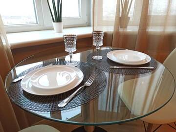 Фото номера Апартаменты с 1 спальней Апартаменты Superb Studio near airport Kiev (Zhuliany) г. Киев 33