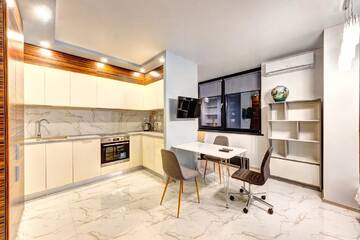 Фото номера Апартаменты с 1 спальней Апартаменты Apartments near Olympic г. Киев 12