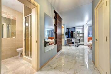 Фото номера Апартаменты с 1 спальней Апартаменты Apartments near Olympic г. Киев 29