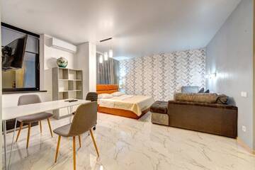 Фото номера Апартаменты с 1 спальней Апартаменты Apartments near Olympic г. Киев 10