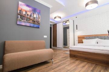Фото номера Апартаменты Делюкс Апартаменты LUX Apartment near Arena City г. Киев 10