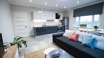 Фото номера Апартаменты с 1 спальней Апартаменты Sky apartment Politech г. Киев 14