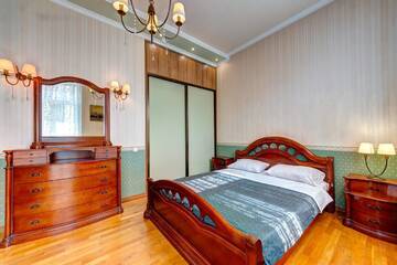 Фото номера Апартаменты с 3 спальнями Апартаменты Four bedroom apartment near the NSC Olympic г. Киев 10