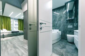 Фото номера Люкс с гидромассажной ванной Апарт-отели Luxury Apartments г. Киев 13