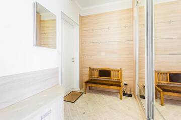 Фото номера Апартаменты с 1 спальней Апартаменты Cozy apartment panoramic window at riderside г. Киев 19