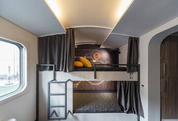 Фото номера Кровать в общем 4-местном номере для мужчин и женщин Хостелы Metro Hostel г. Киев 6