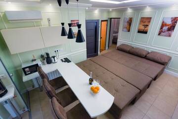 Фото номера Апартаменты с 2 спальнями Апартаменты Hammam , big Jacuzzi ,Sauna , 2 bedroom , Khrechatik г. Киев 49